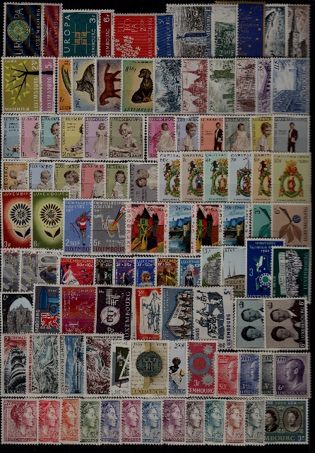 Luxembourg MNH lot 1960-65/ 103v