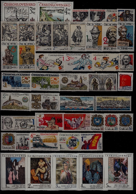 Czechoslovakia MNH lot 1982/ 47v+7s/s