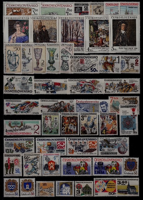 Czechoslovakia MNH lot 1985/ 51v+5s/s