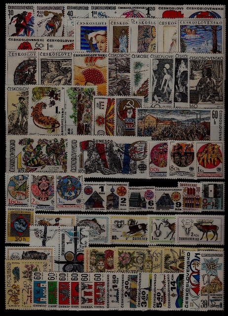 Czechoslovakia MNH lot 1971/ 69v