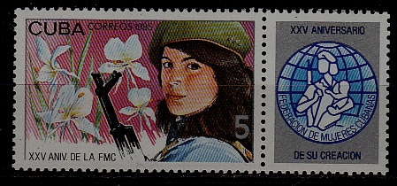 Cuba 2806 MNH Women federation SCV0.25