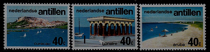 Netherlands Antilles 378-80 MNH Tourism SCV1.20
