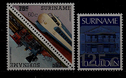 Suriname 808-10 MNH Trains SCV23