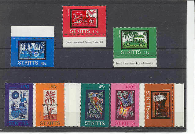 St.Kitts 131-38/MNH VF Art/specimen