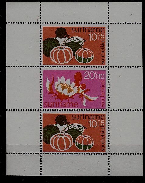 Suriname B213a MNH s/s Fruits SCV1