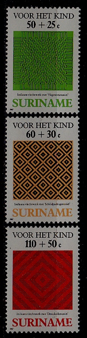 Suriname B360-62 MNH Indians art  SCV3.85