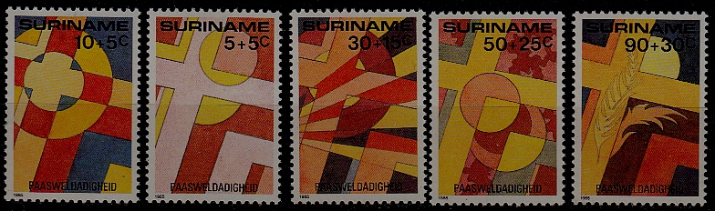 Suriname B323-27 MNH Easter  SCV4.75