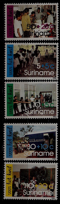 Suriname B346-50 MNH Youth activities SCV4.70