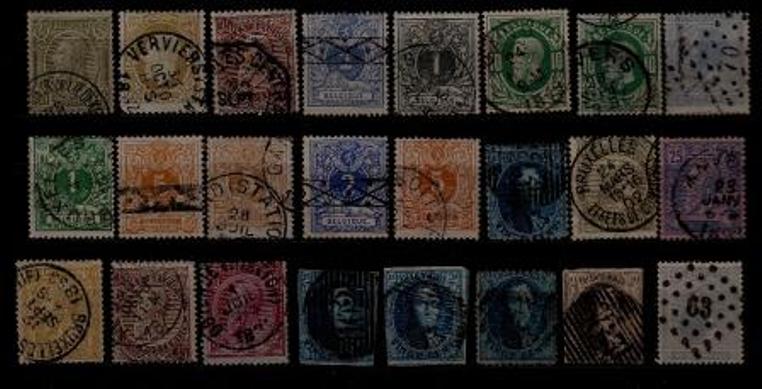 Belgium 24 used values pre-1900