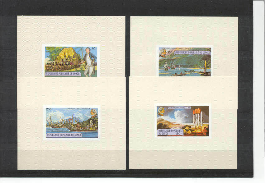 Congo 489-92/4 MNH VF s/s Ships(Cook)