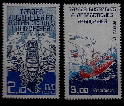 Fr. Antarctica 123-24 MNH Ships SCV2.15