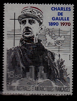 Fr. Antarctica C117 MNH de Gaulle SCV7.75