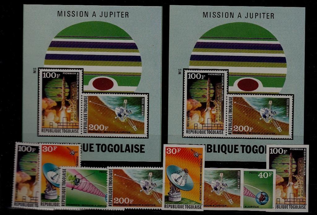 Togo 878-79/C227-28 MNH Space/ 8v+2s/s