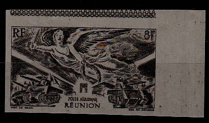 Reunion C25 MNH imperf. Victory