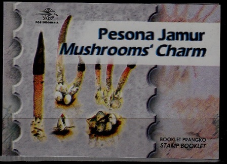 Indonesia 1838 MNH booklet Mushrooms SCV7.50