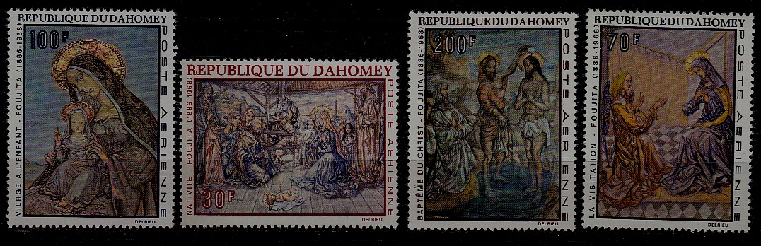 Dahomey C89-92 MNH Painting SCV8.15