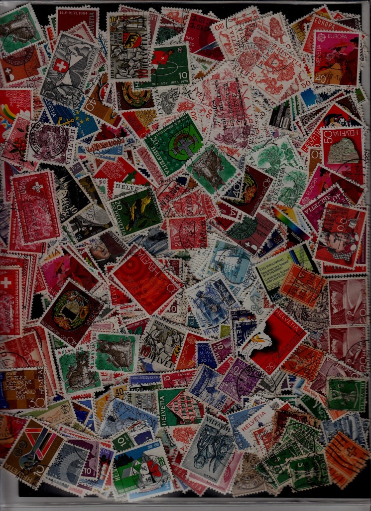 Switzerland 1000+ used stamps (279)