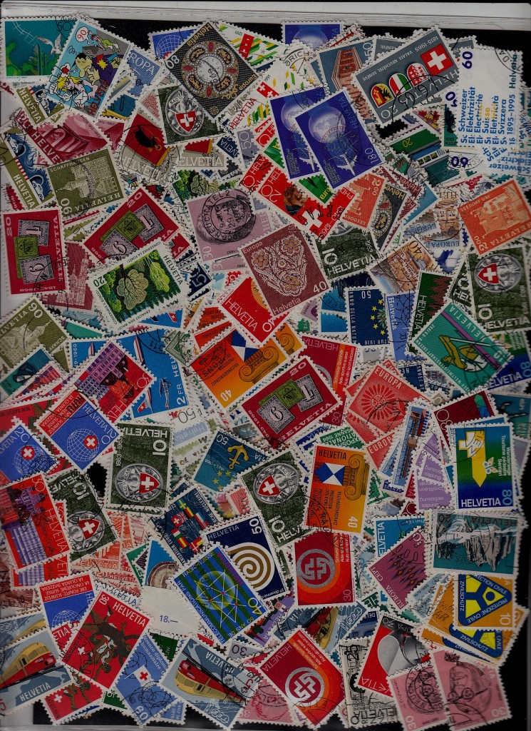 Switzerland 1000+ used stamps (281)