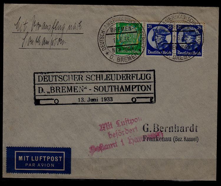 Germany Catapult cover 13.6.33