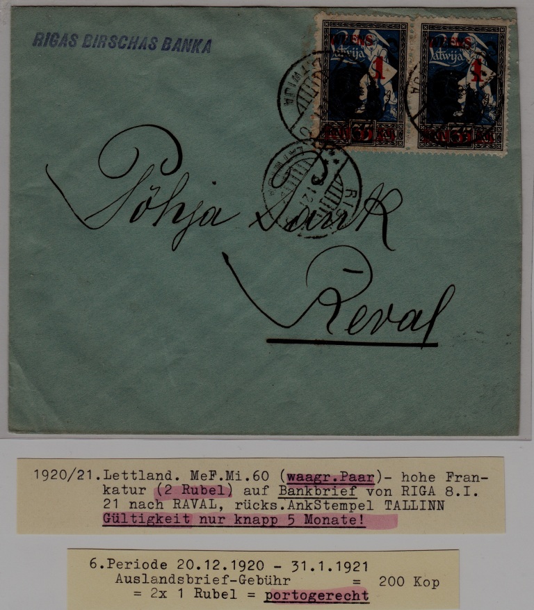 Latvia/Estonia used cover 8.1.21