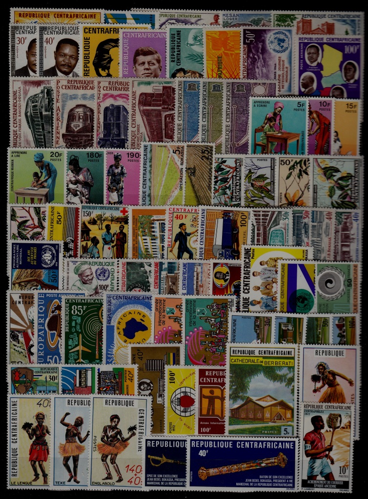 Central Africa 129/C31 MNH lot SCV111