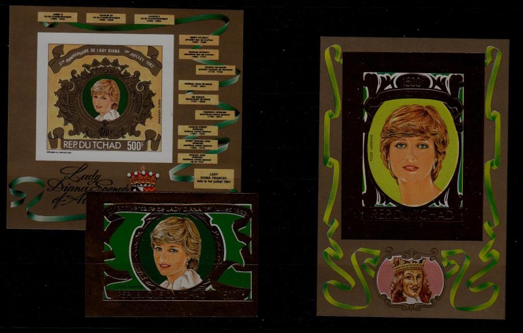 Chad C262-62B MNH imperf. Diana
