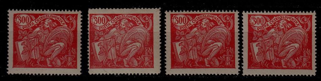 Czechoslovakia 78a MNH/ 4x/ SCV28