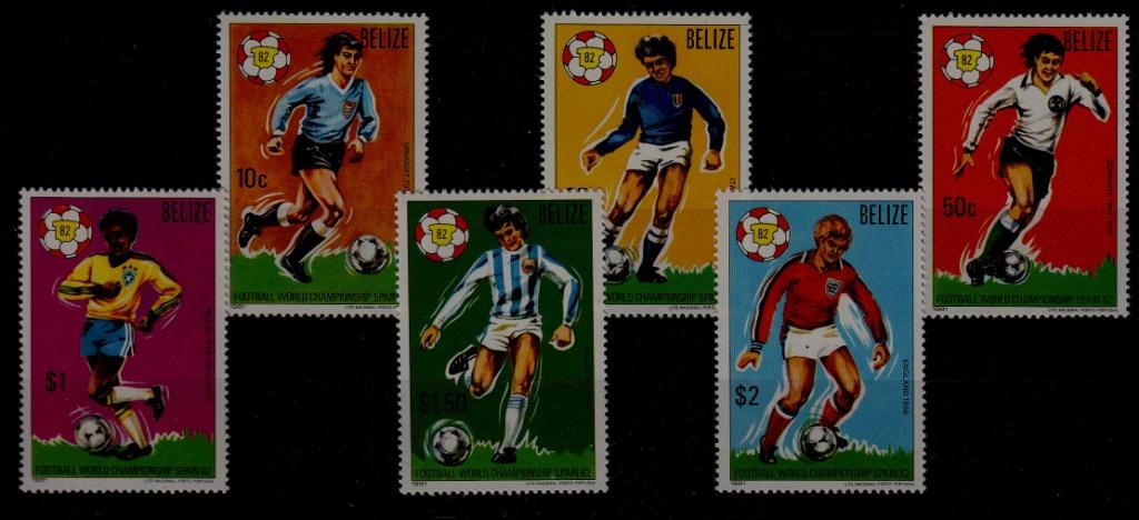 Belize 601-06 MNH Football-82 SCV40.25