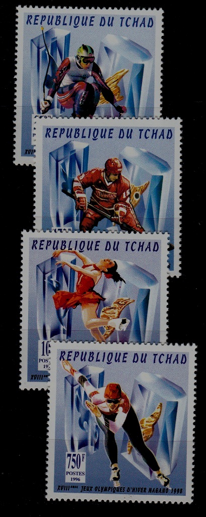Chad 688-91 MNH Olympic-98 SCV6.75