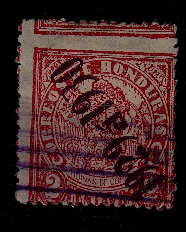 Honduras 264 used/ inverted ovpt.