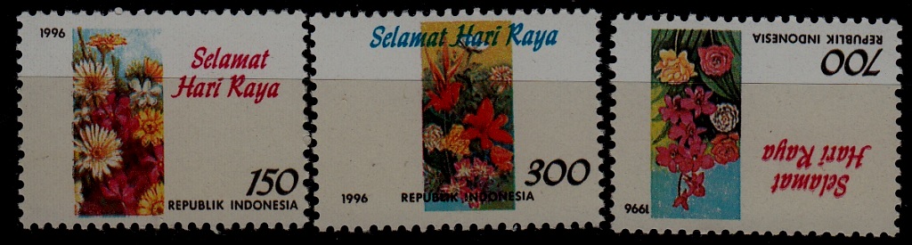 Indonesia 1635-37 MNH Flowers SCV2