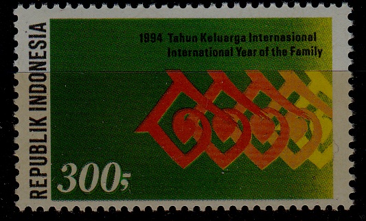 Indonesia 1568 MNH Family year SCV0.75