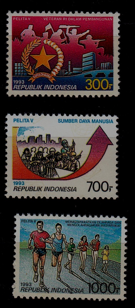Indonesia 1530-32 MNH Development plan SCV2.50