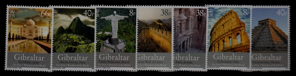 Gibraltar 1146-52 MNH World wonders SCV9.50