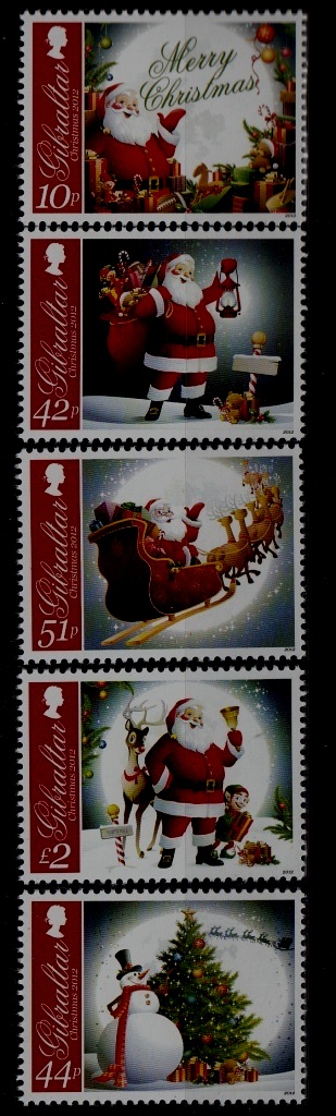 Gibraltar MNH Christmas-12