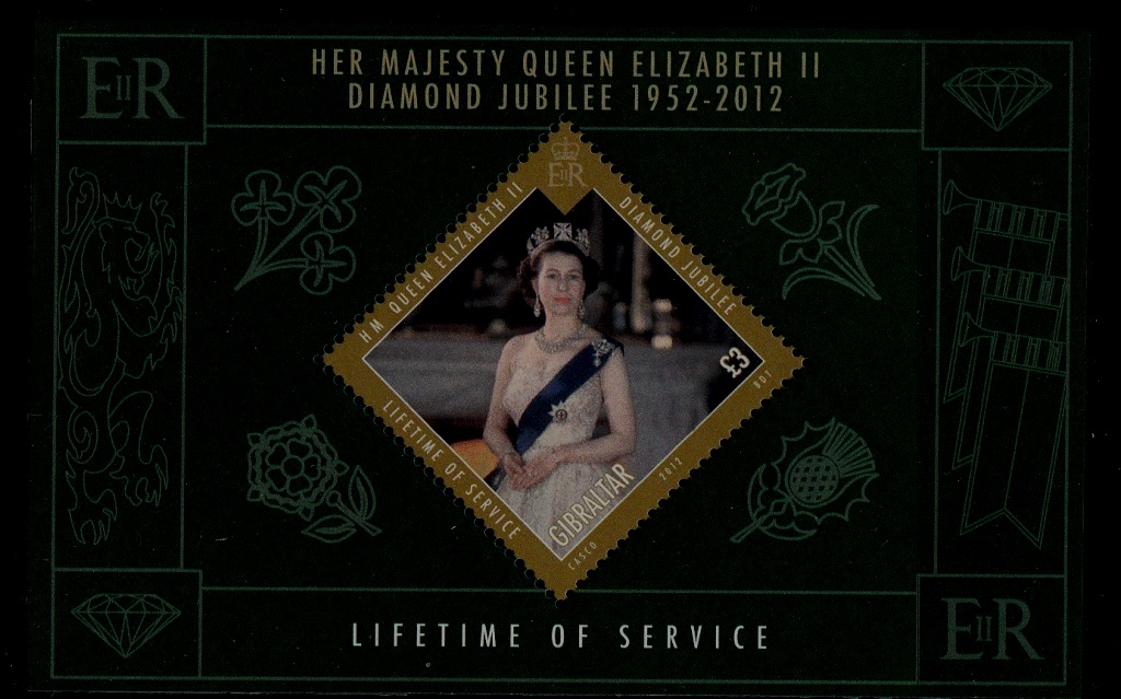 Gibraltar MNH s/s Elizabeth II / 2012