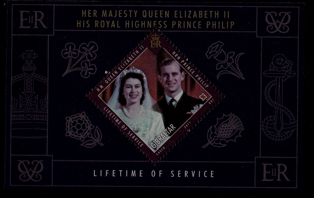 Gibraltar MNH s/s Elizabeth II 2011