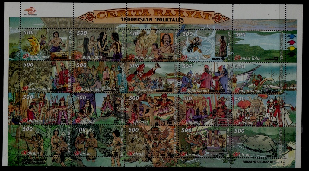 Indonesia 1828 MNH m/s Folktales SCV8