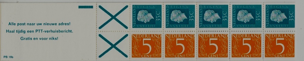 Netherlands PB19B MNH booklet