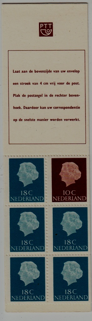 Netherlands PB3A MNH booklet