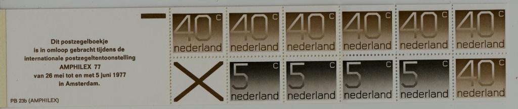 Netherlands PB23B MNH booklet