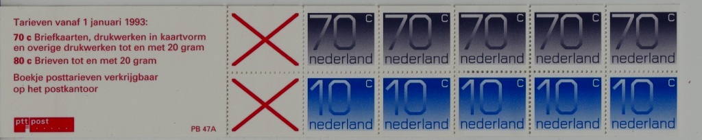 Netherlands 772a MNH booklet SCV5
