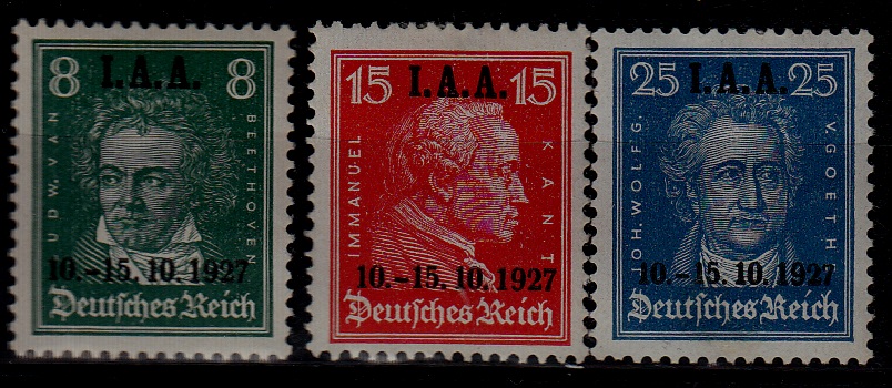 Germany Reich 363-65 MH Personalities SCV51