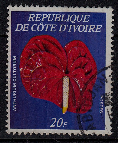 Ivory Coast 447B used.