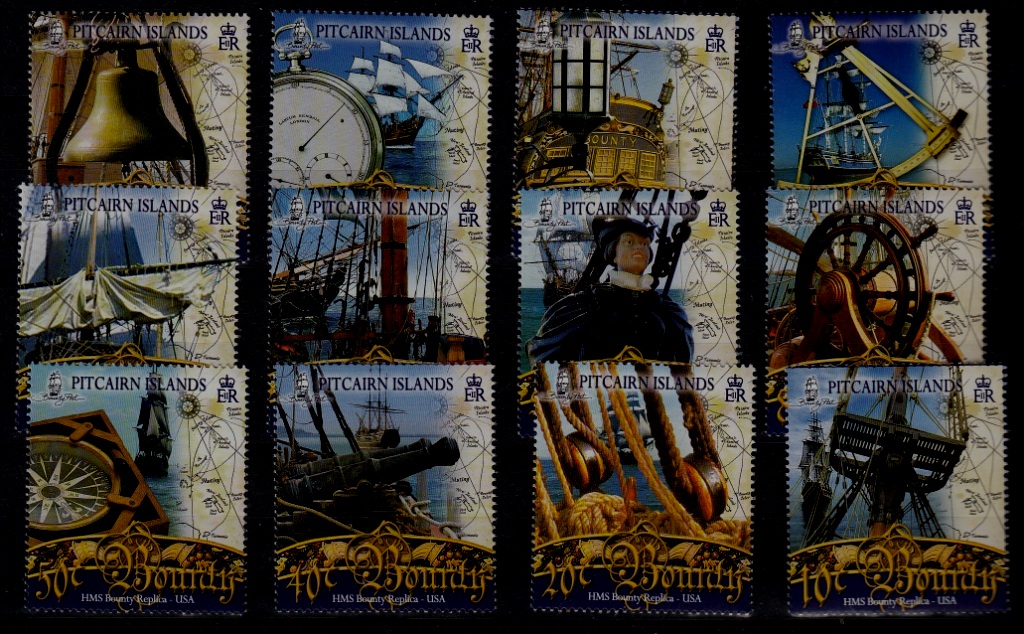 Pitcairn 652-63 MNH Bounty replica/Ships SCV39.60