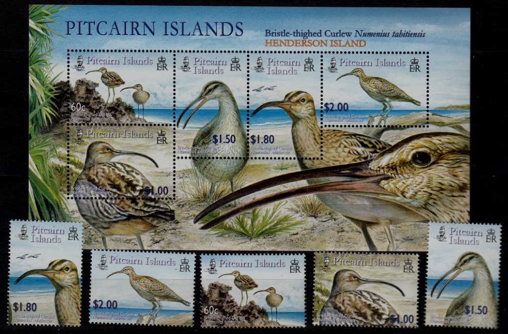 Pitcairn 622-26/626A MNH Birds SCV38
