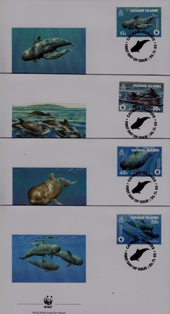 Cayman 902-05 FDC WWF-03/Whales