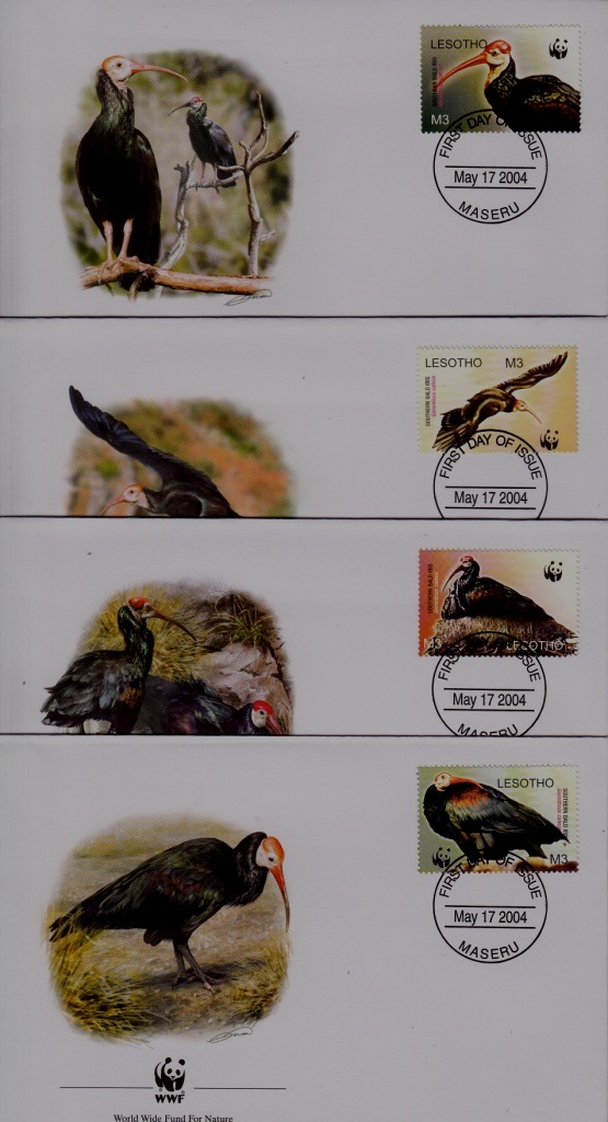 Lesotho 1336 FDC WWF-04/Birds