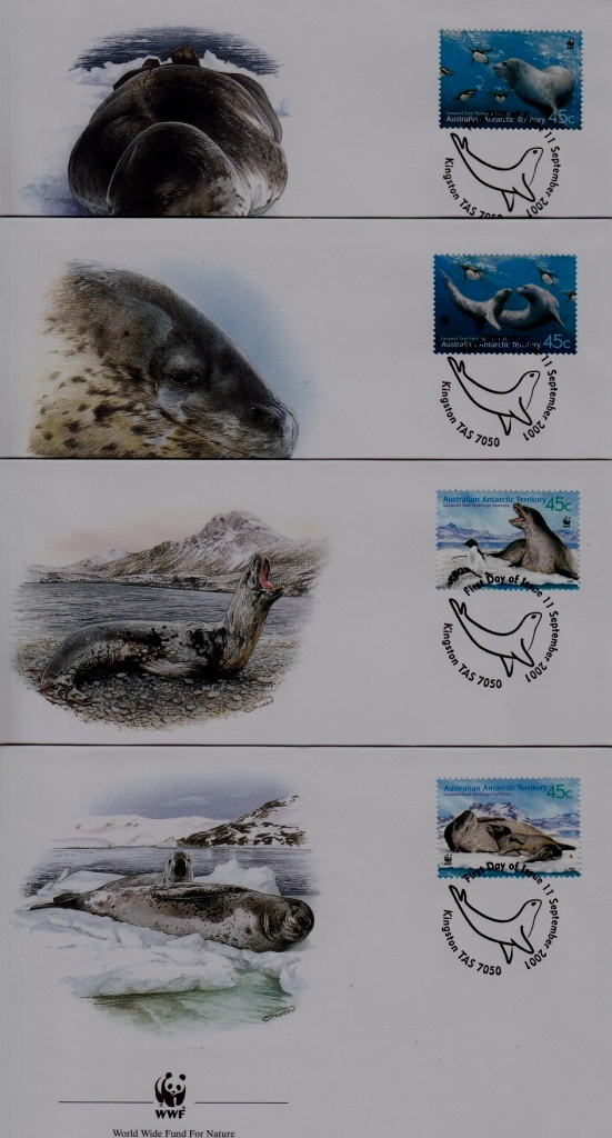 Australia Antarctic t. L118 FDC WWF-01/Seal