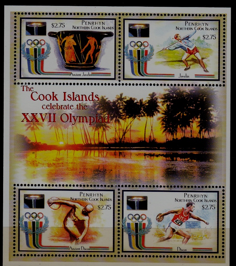 Penrhyn 460 MNH s/s Olympic-2000 SCV11.50
